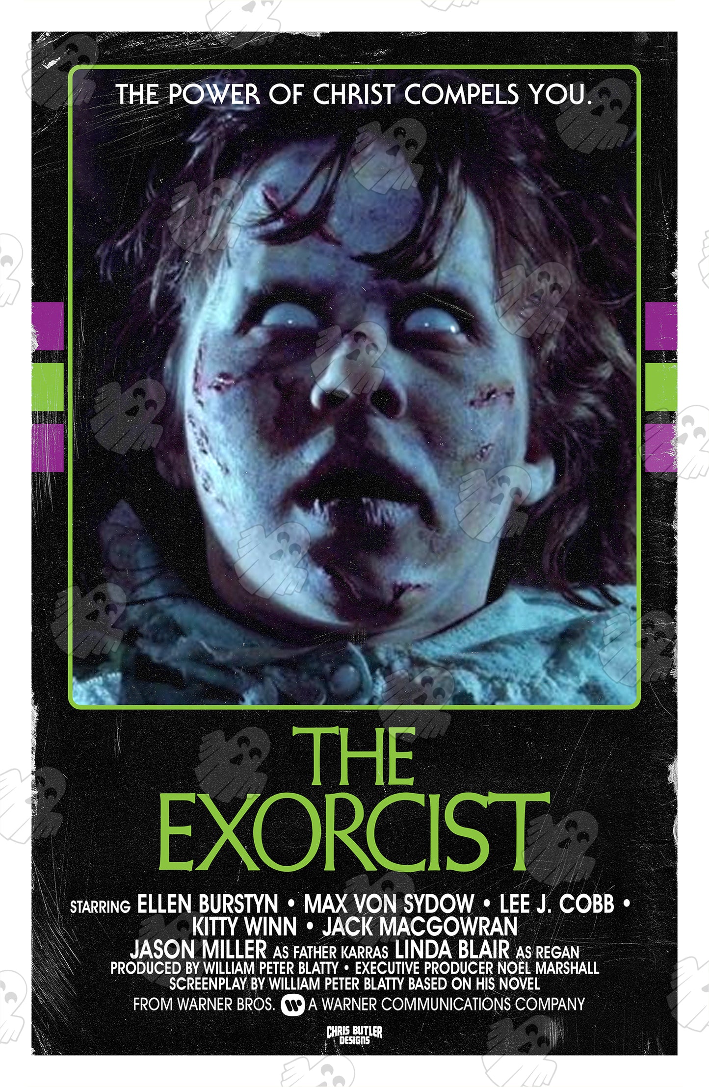 The Exorcist (VHS Series) 11x17 Alternative Movie Print