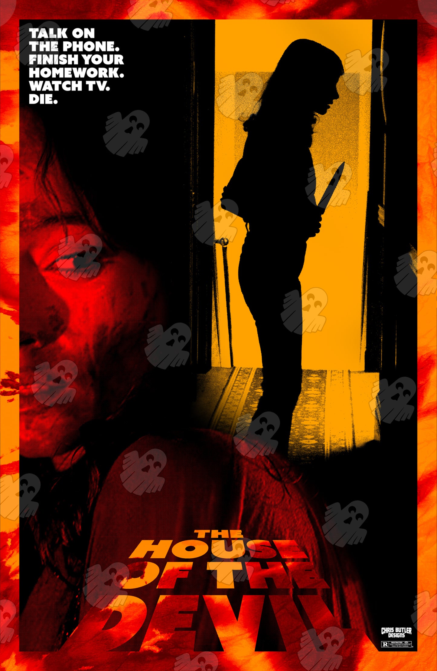 The House Of The Devil 11x17 Alternative Movie Print