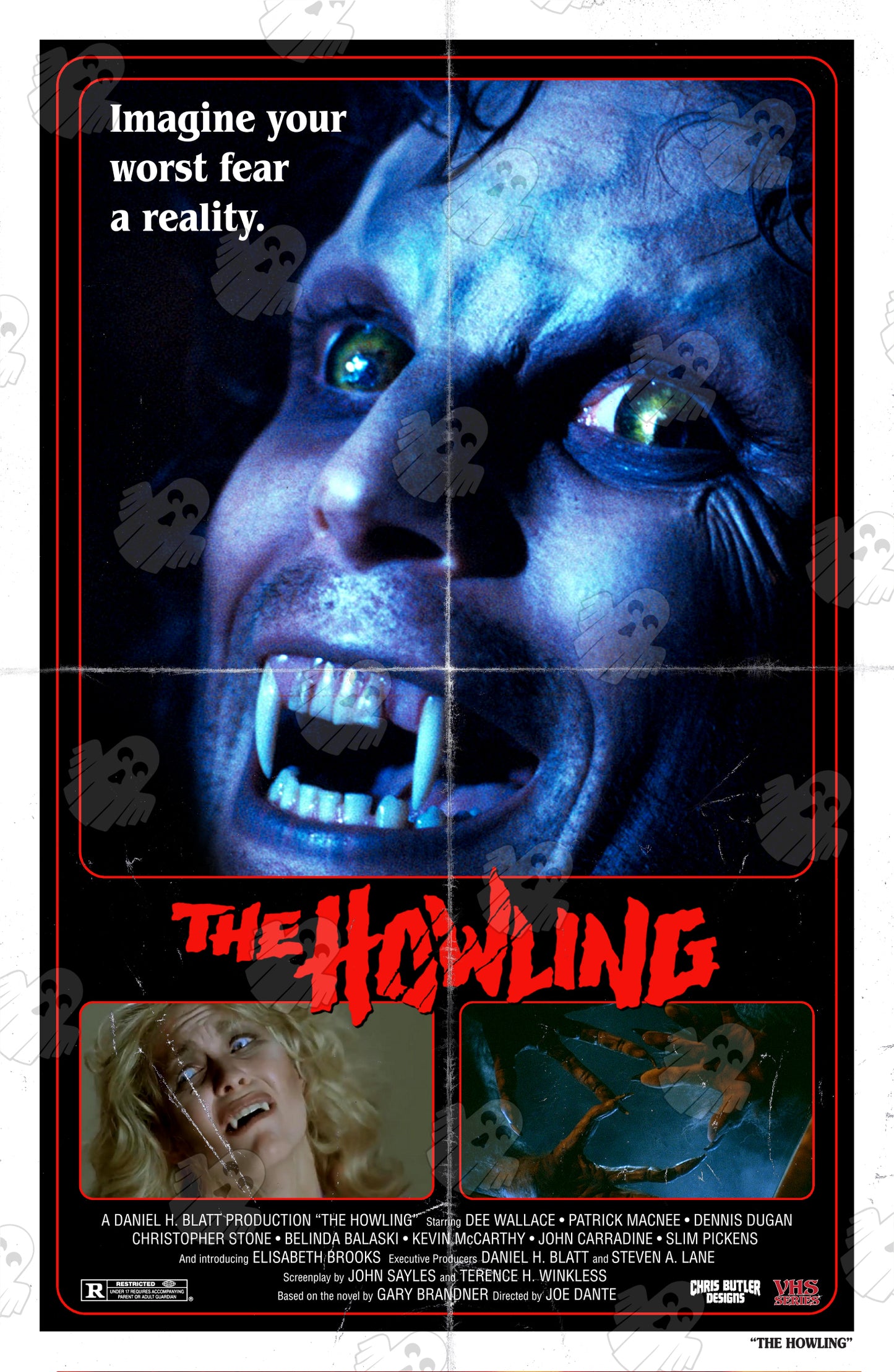 The Howling (VHS Series 3) 11x17 Alternative Movie Poster