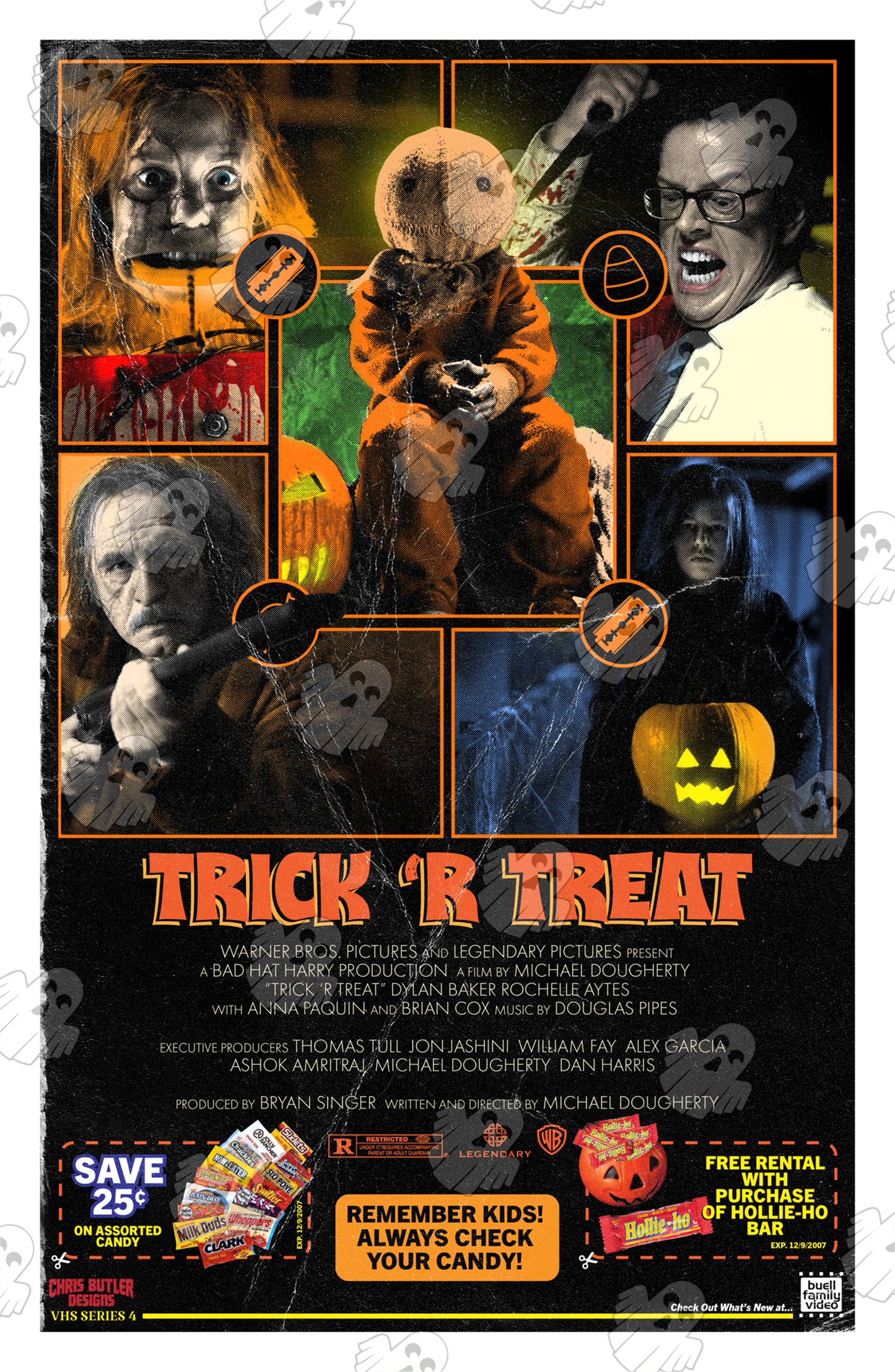Trick R Treat (VHS Series) 11x17 Alternative Movie Print