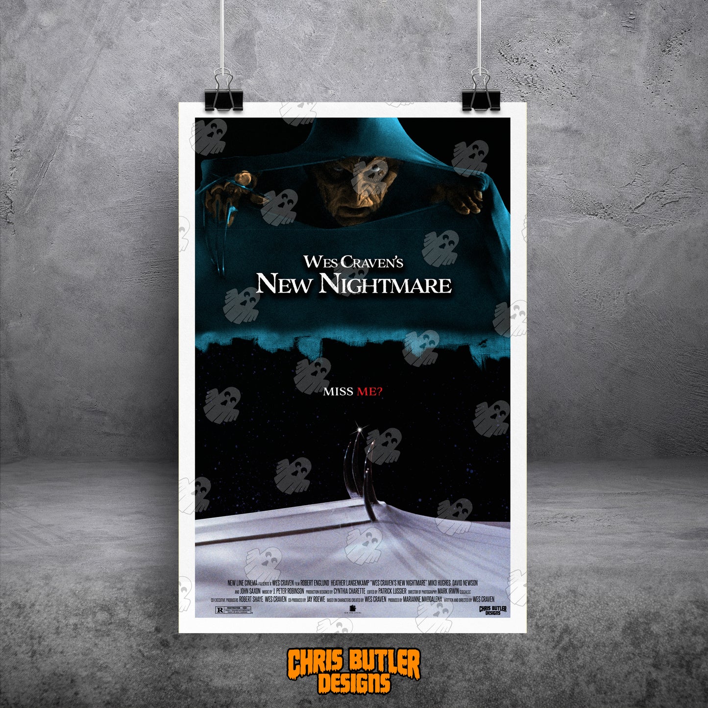 Wes Craven's New Nightmare 11x17 Alternative Movie Print