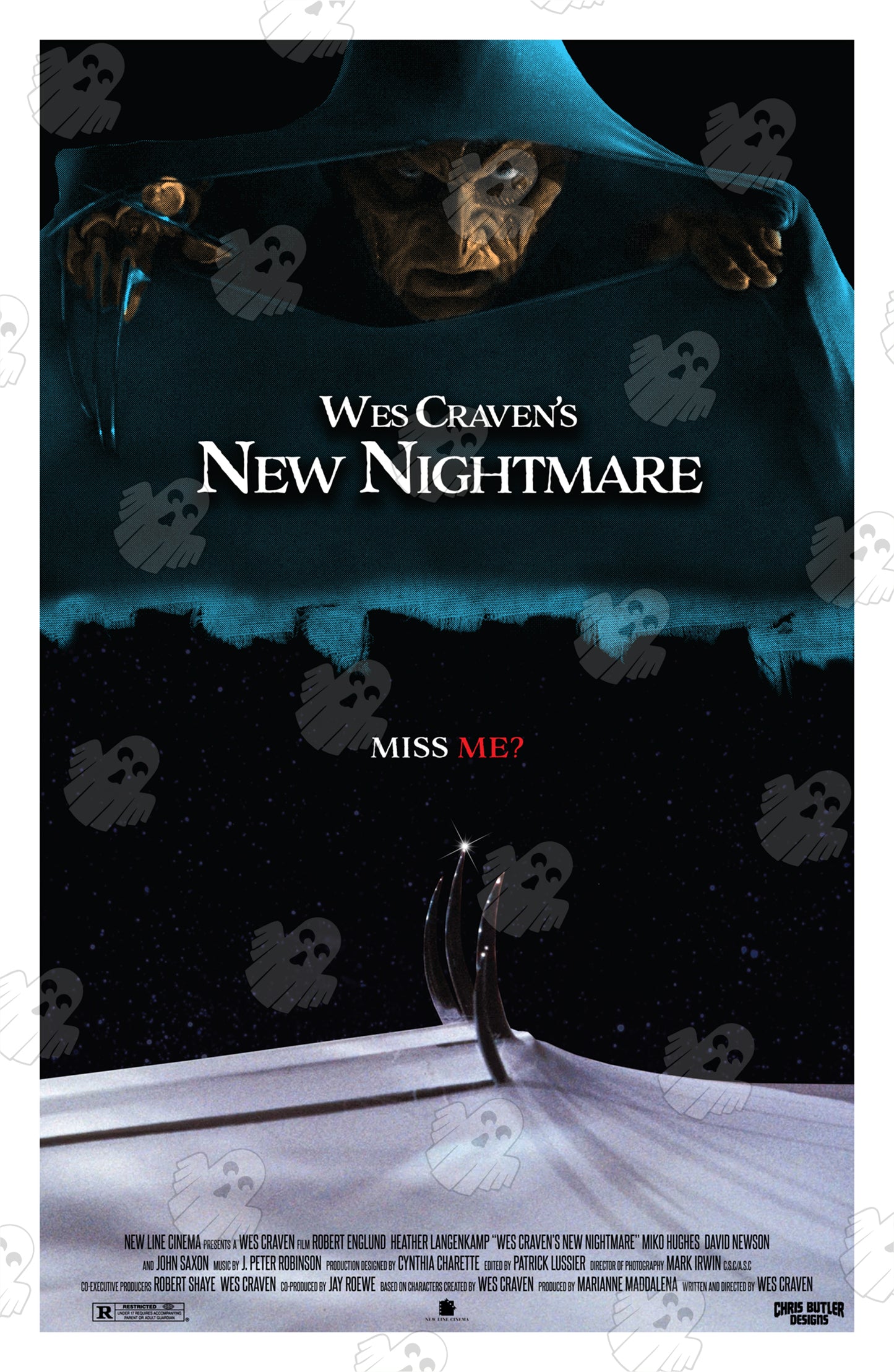 Wes Craven's New Nightmare 11x17 Alternative Movie Print