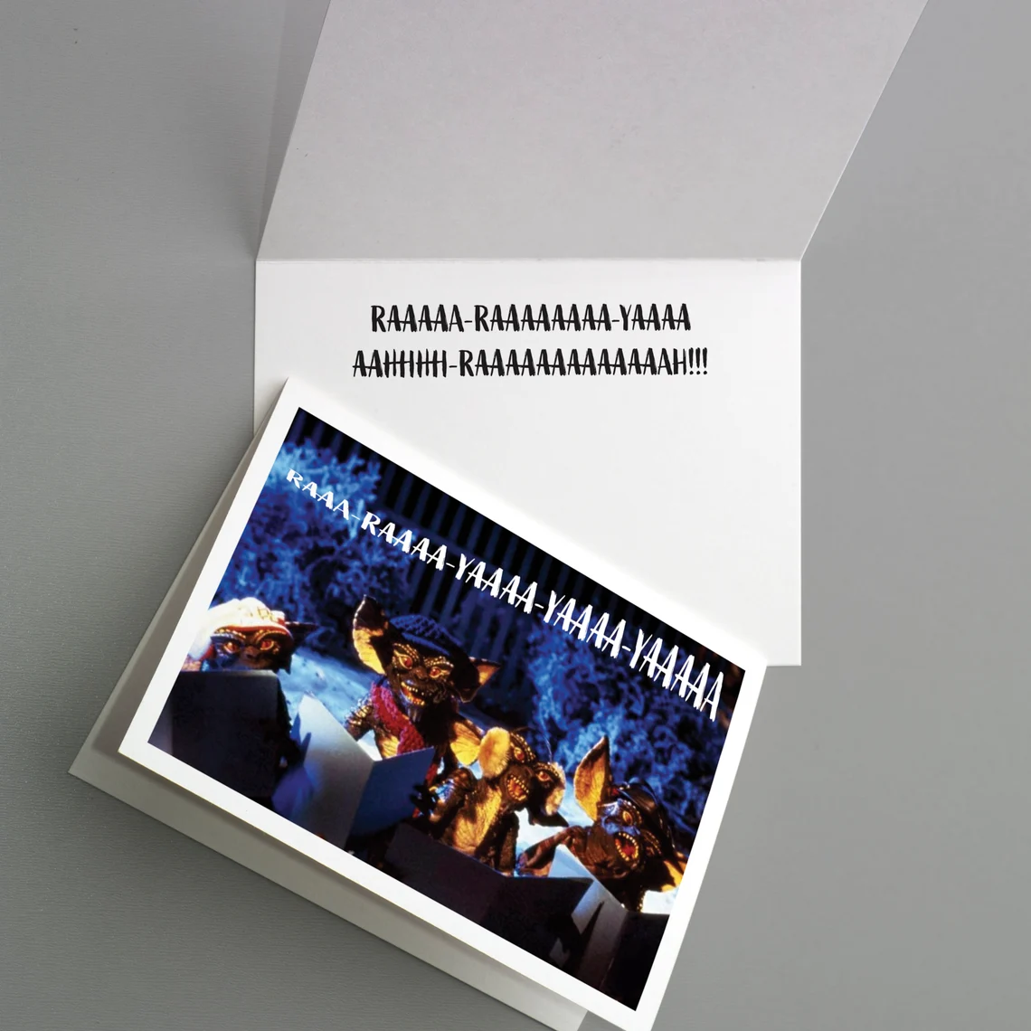Gremlins Holiday Card