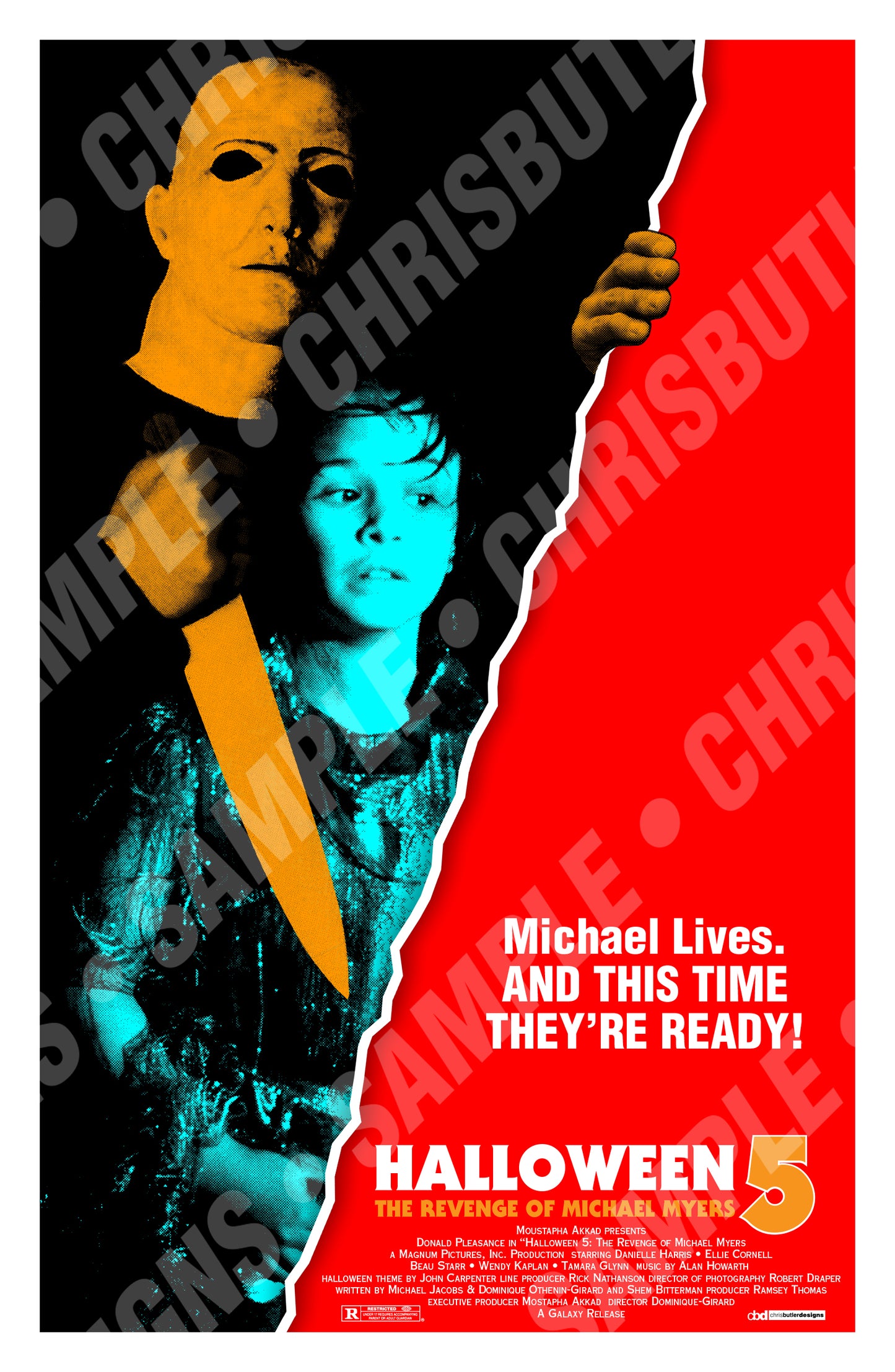 Halloween 5: The Revenge Of Michael Myers 11x17 Print