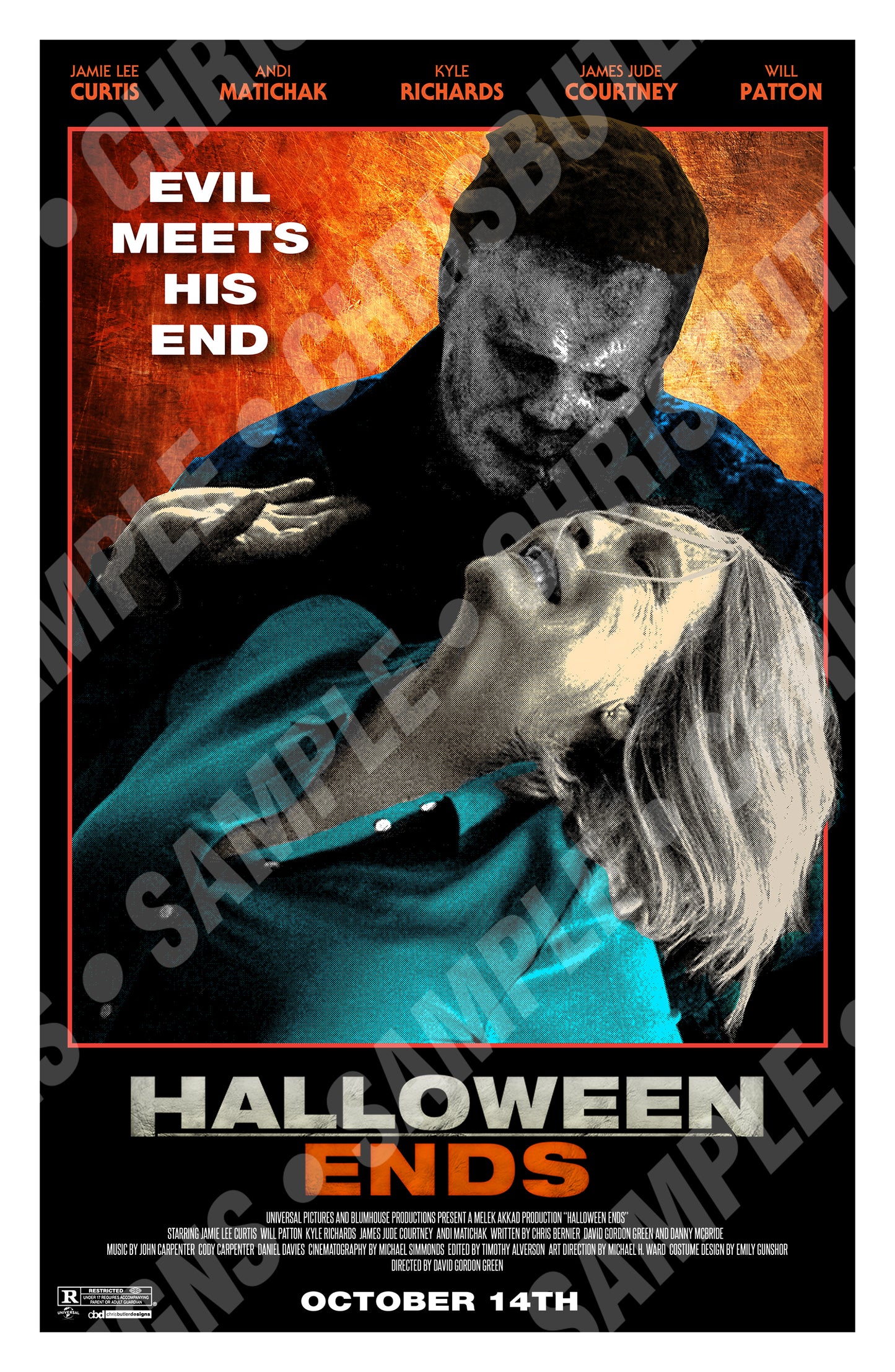 Halloween Ends 11x17 Print