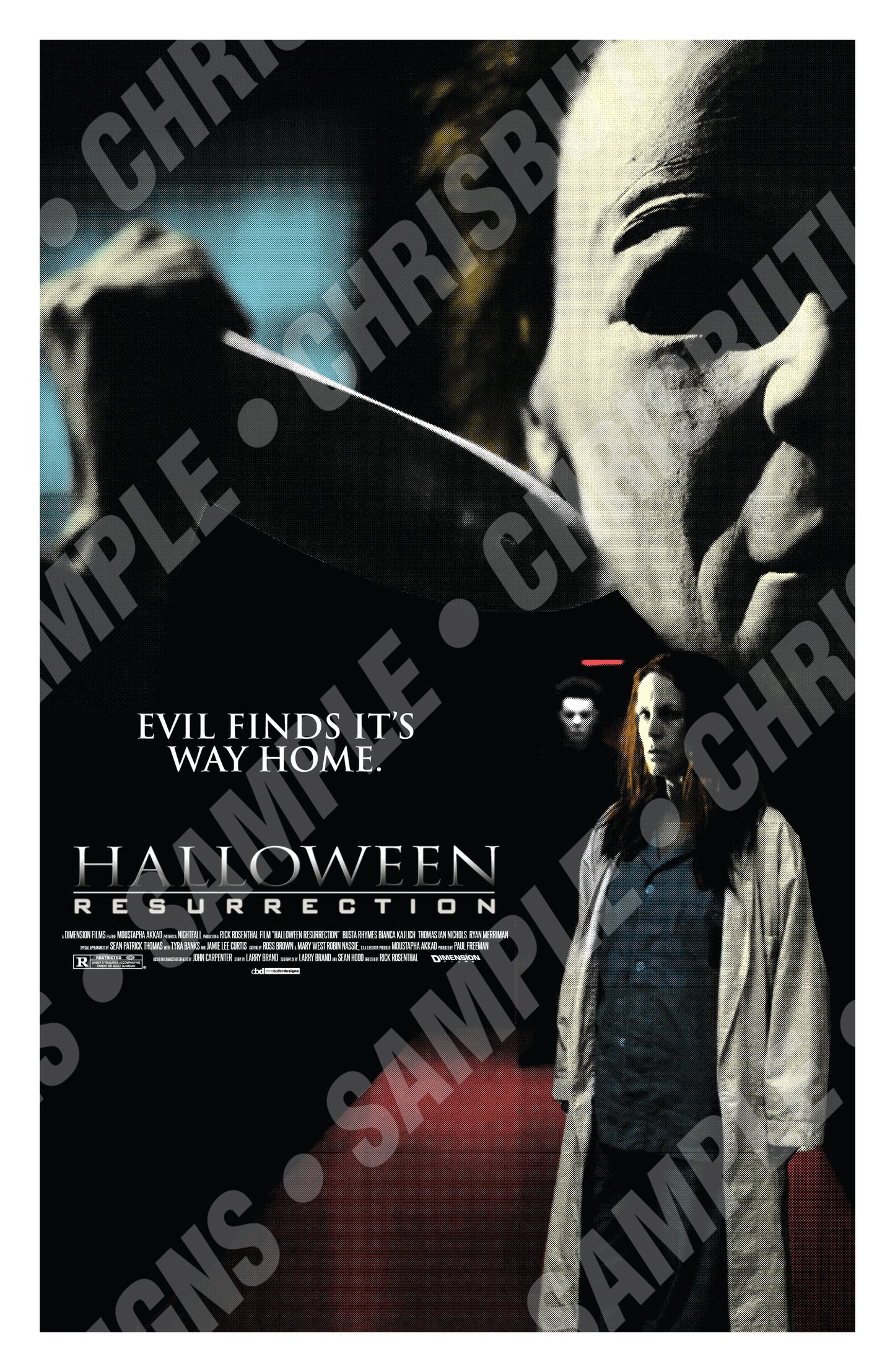 Halloween Resurrection 11x17 Print