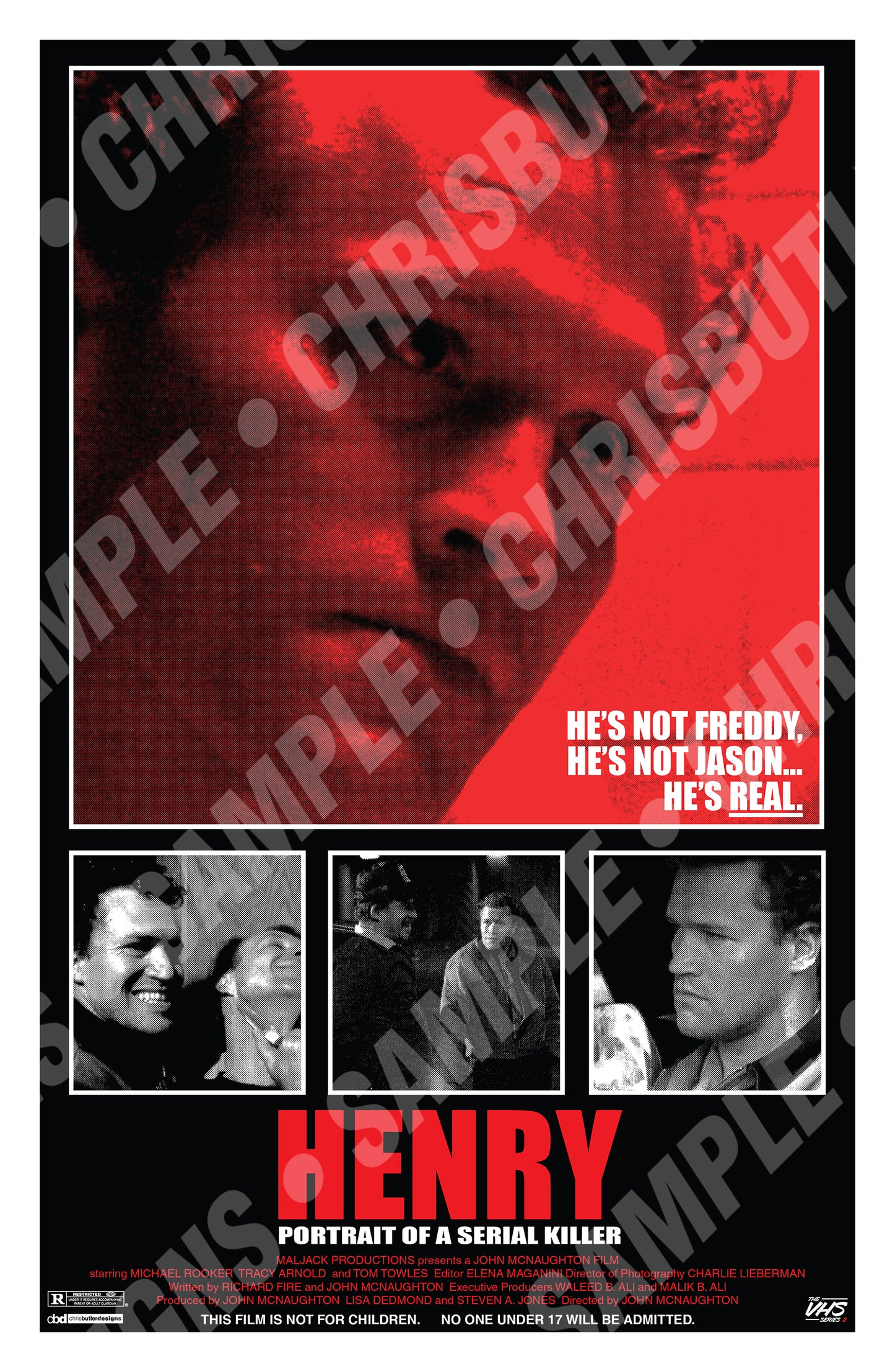 Henry: Portrait Of A Serial Killer (VHS Series 2) 11x17 Print