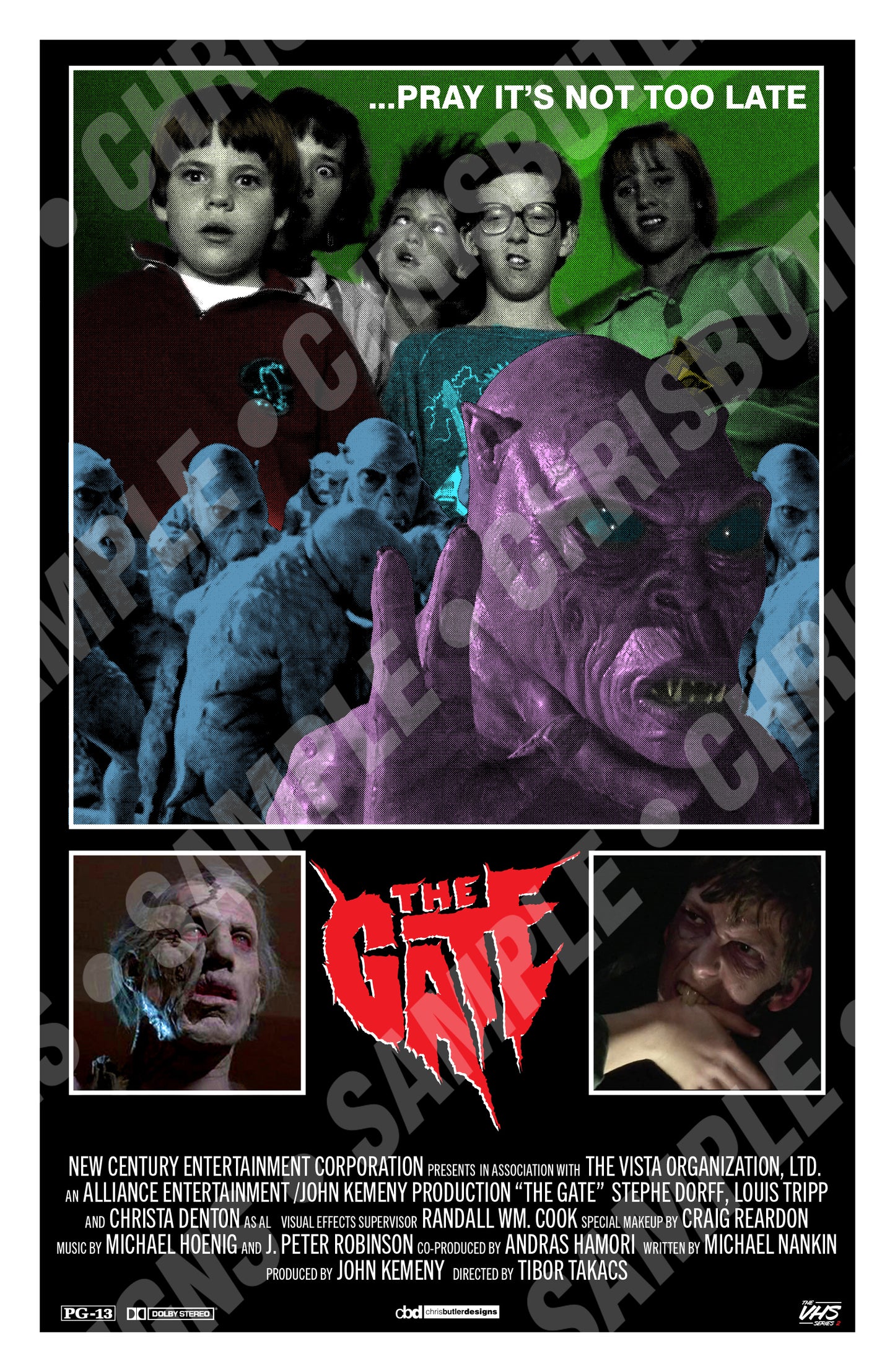 The Gate (VHS Series 2) 11x17 Print