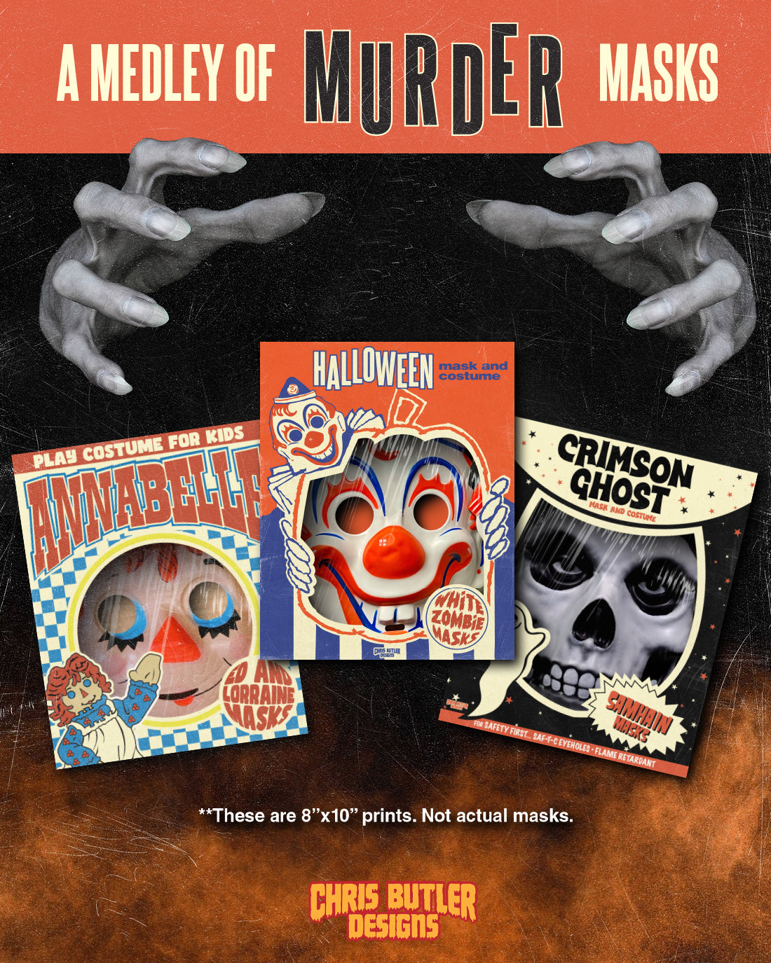 Crimson Ghost (Murder Mask) 8x10 Print