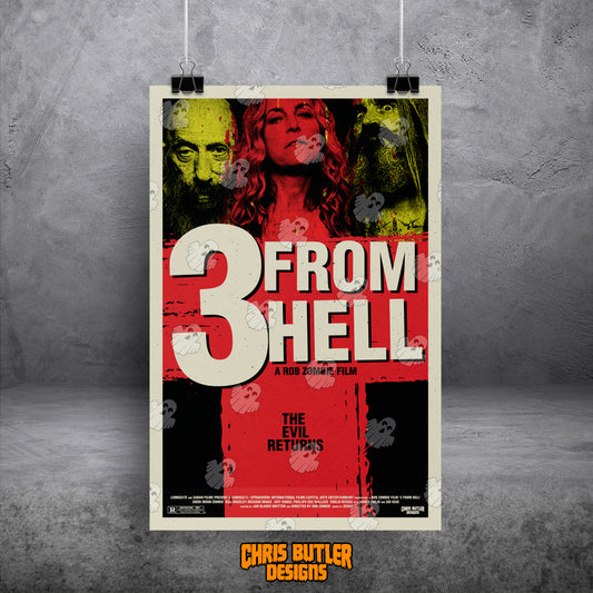 3 From Hell 11x17 Alternative Movie Poster