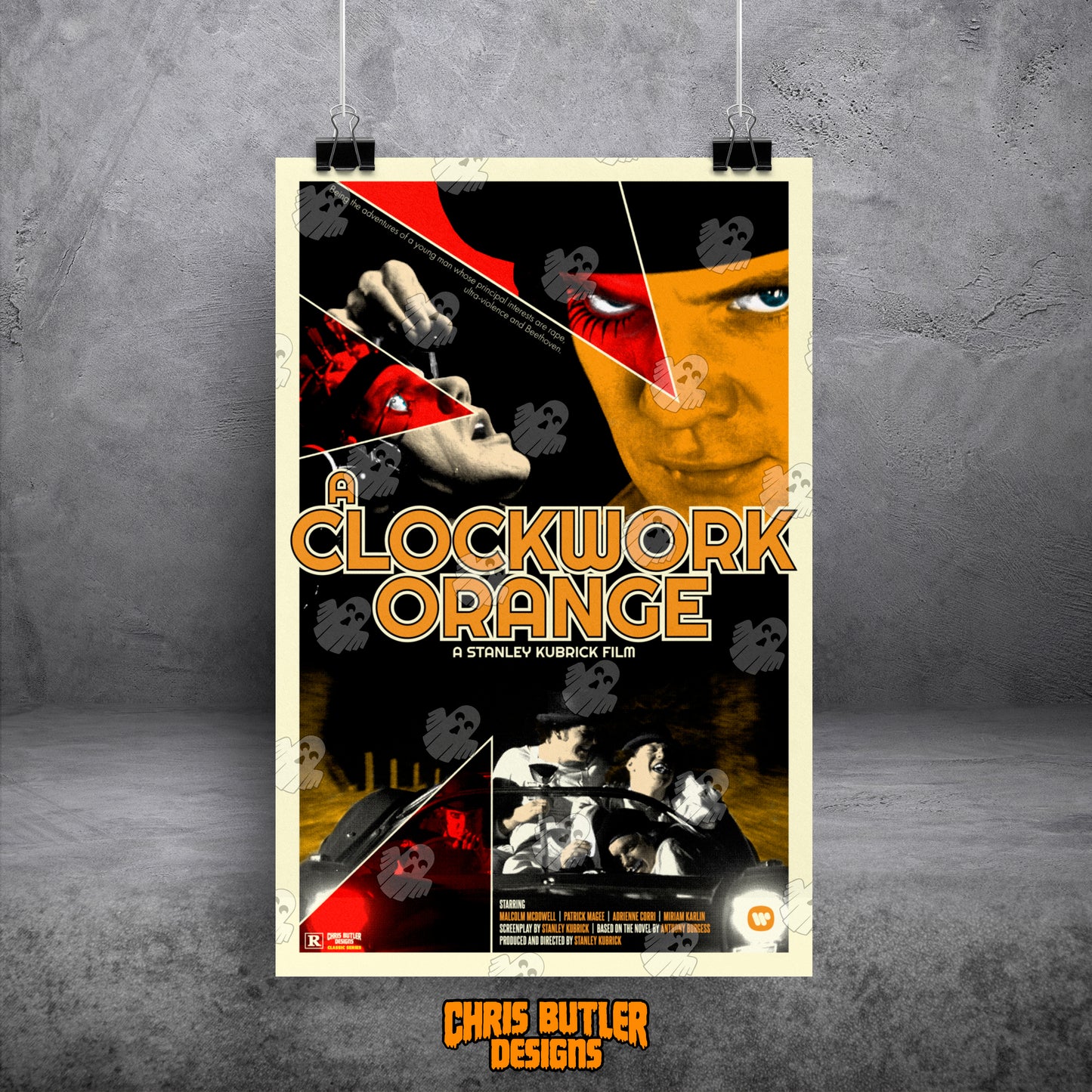 A Clockwork Orange (Classic Series 11) 11x17 Alternative Movie Poster