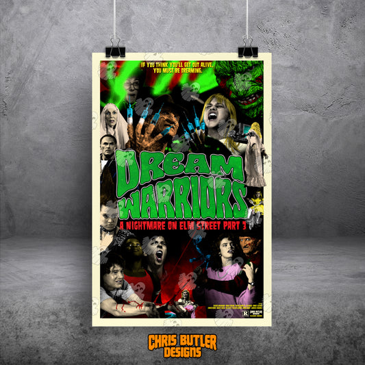 A Nightmare On Elm Street Part 3: Dream Warriors (Classic Series) 11x17 Alternative Movie Poster