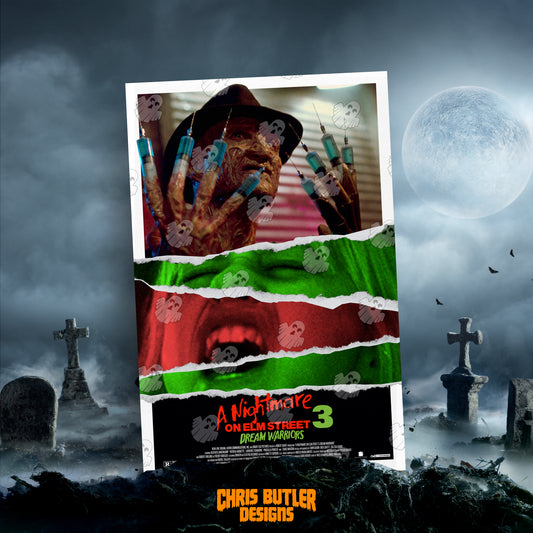 A Nightmare On Elm Street Part 3: Dream Warriors 11x17 Alternative Movie Poster