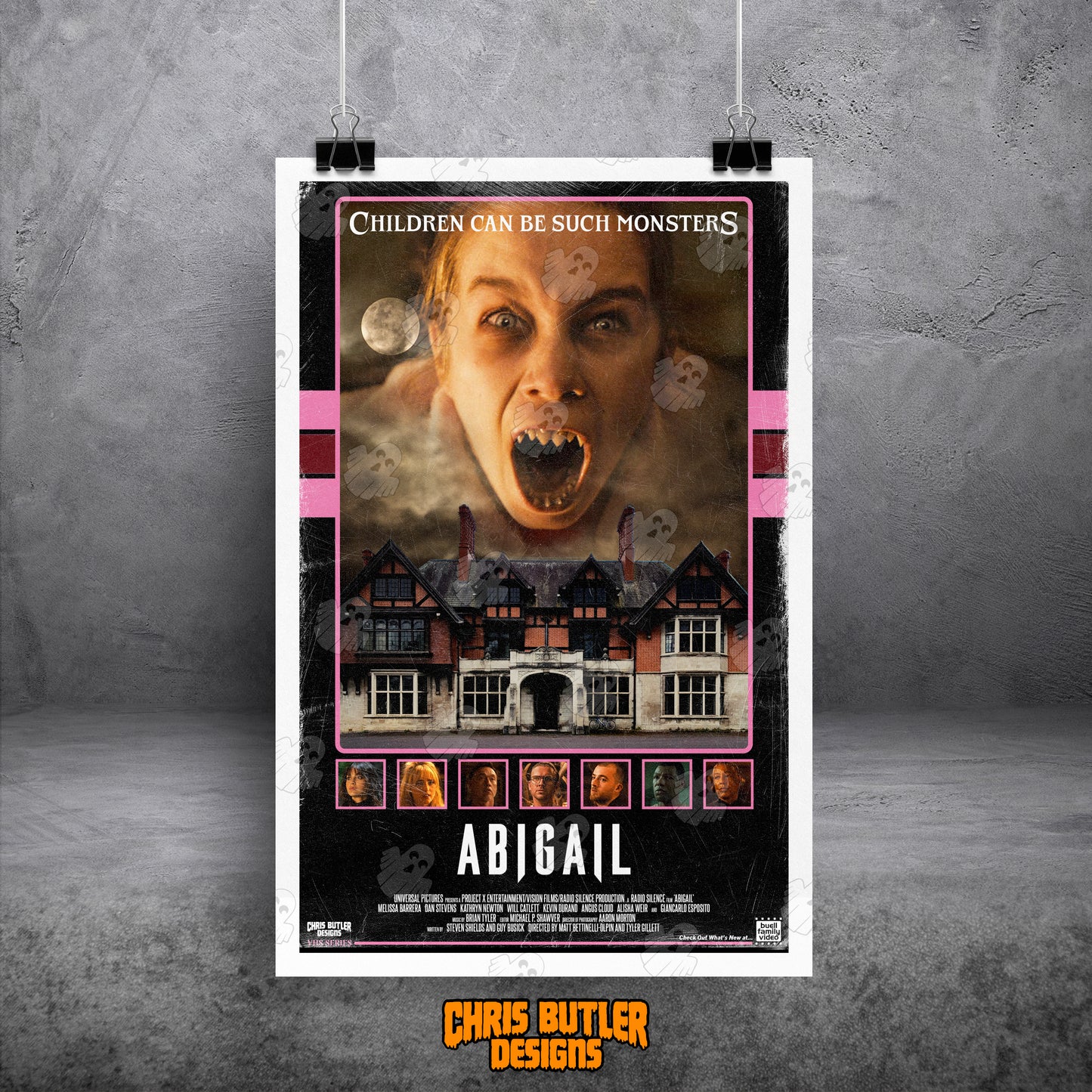 Abigail (VHS Series) 11x17 Alternative Movie Poster