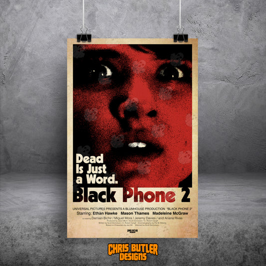 Black Phone 2 (Blood Red) 11x17 Alternative Movie Print