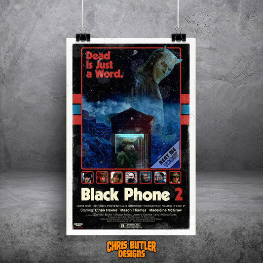 Black Phone 2 (VHS Series) 11x17 Alternative Movie Print