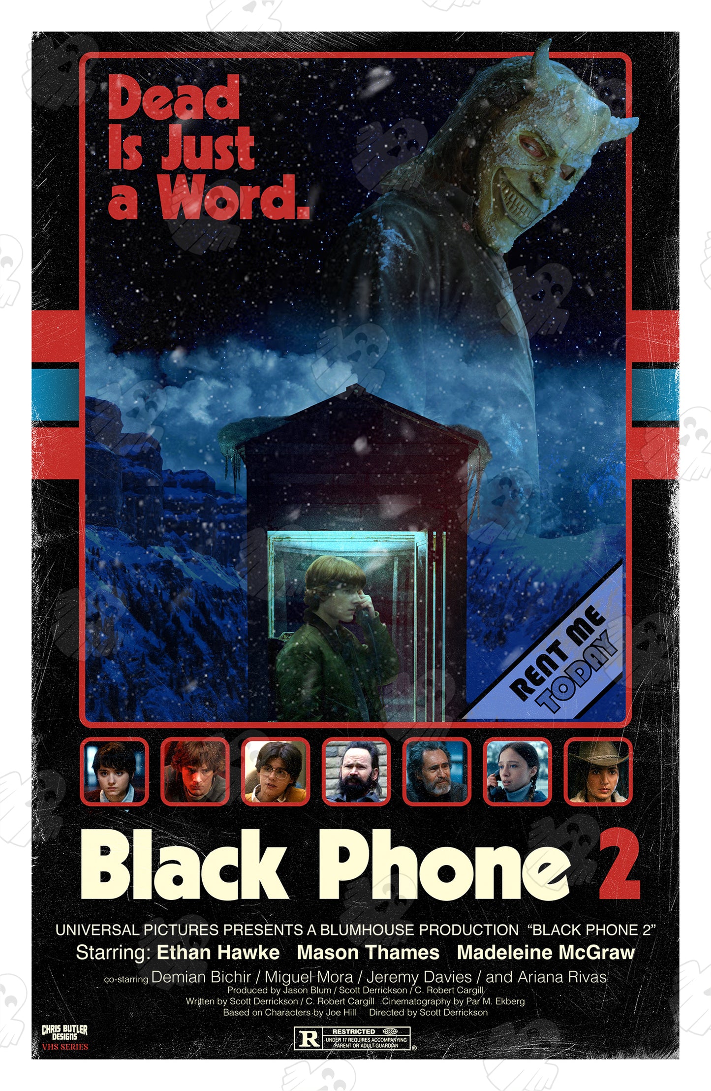 Black Phone 2 (VHS Series) 11x17 Alternative Movie Print