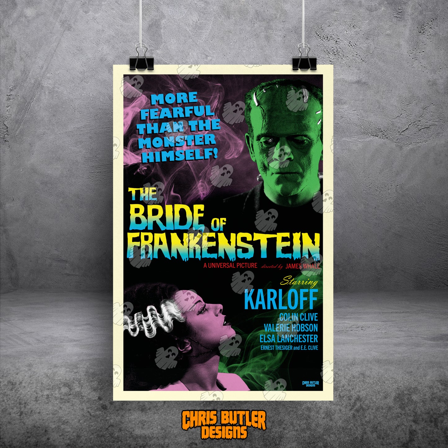 Bride Of Frankenstein 11x17 Alternative Movie Poster