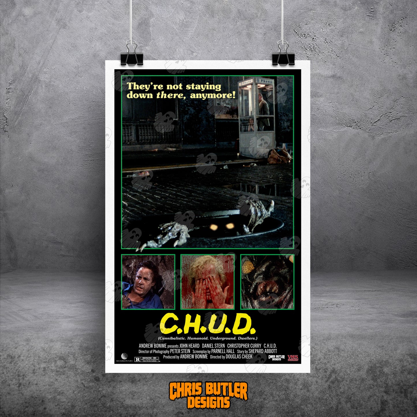 C.H.U.D. (VHS Series 2) 11x17 Alternative Movie Poster