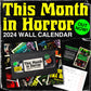 This Month In Horror 2024 Calendar