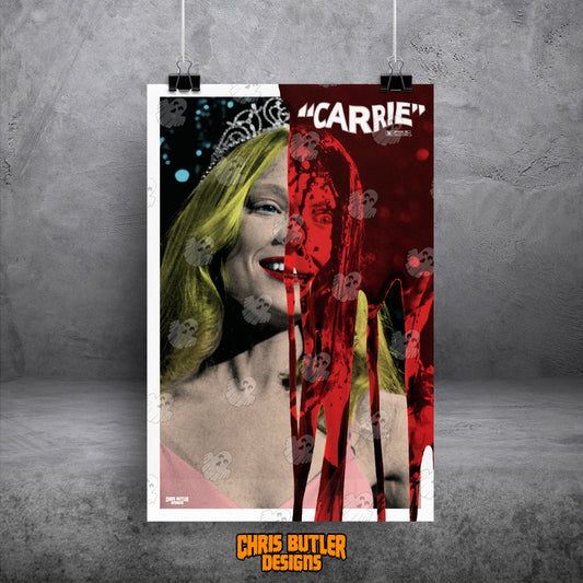 Carrie (Design 2) 11x17 Alternative Movie Poster