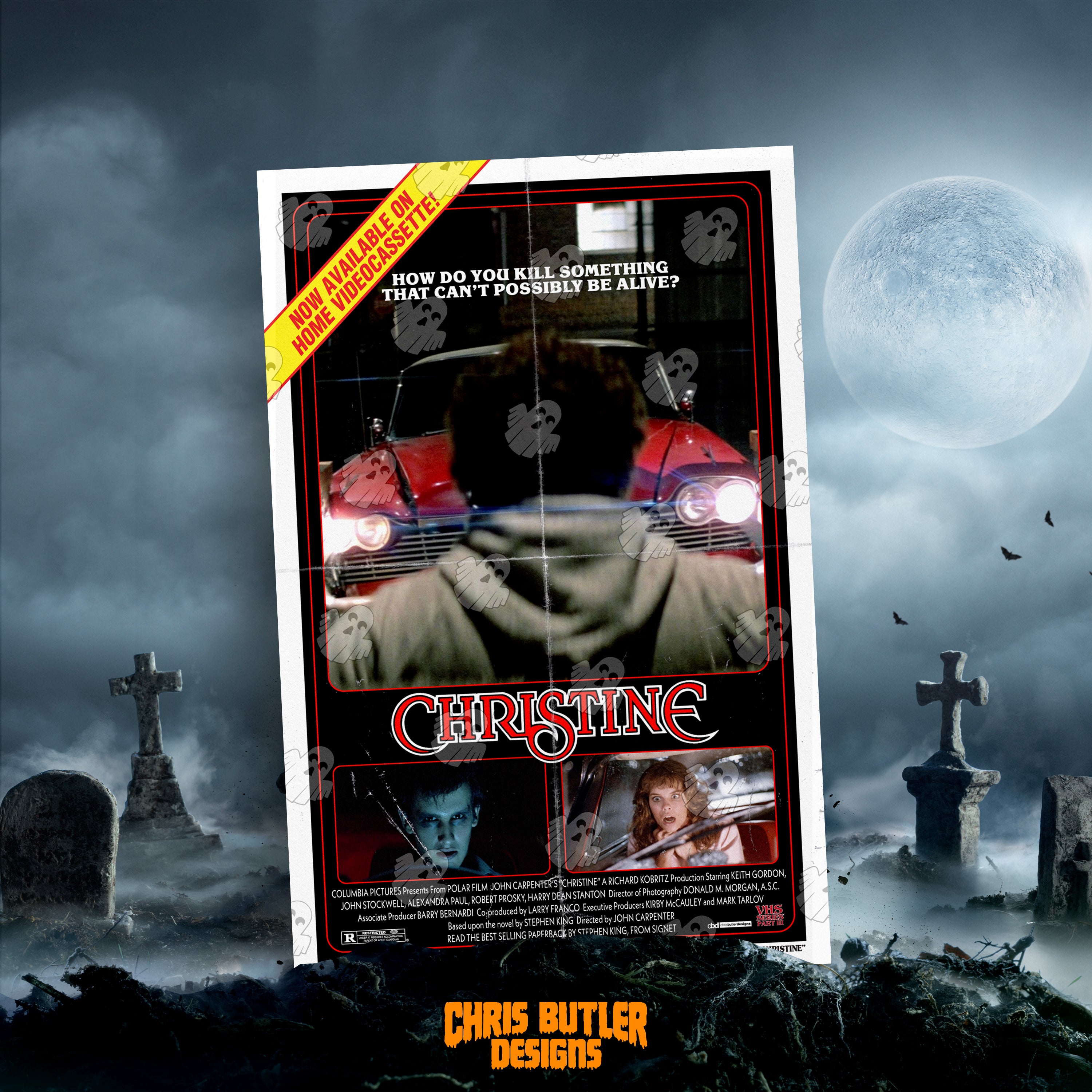 Christine Vhs Series 3 11x17 Alternative Movie Poster