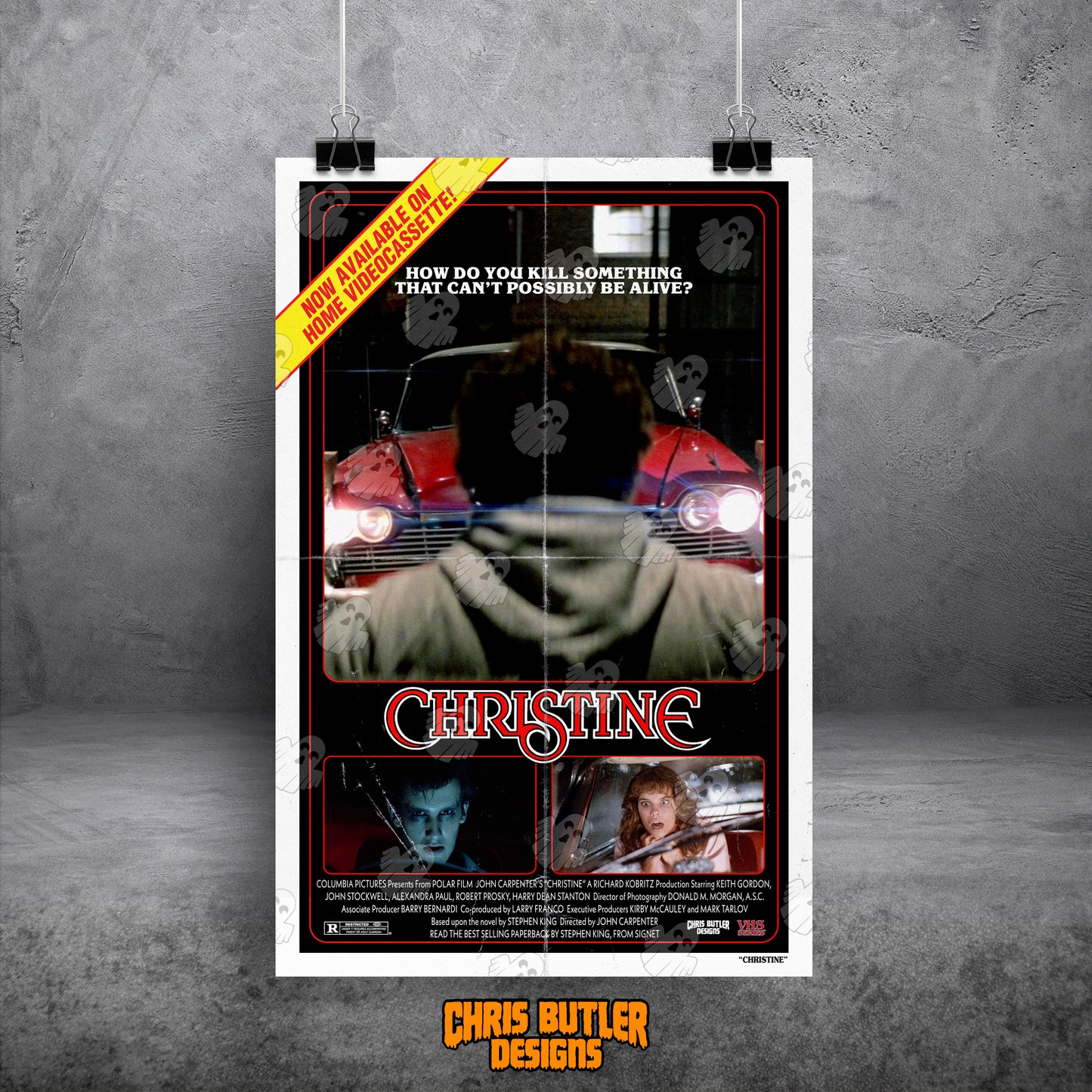 Christine (VHS Series 3) 11x17 Alternative Movie Poster