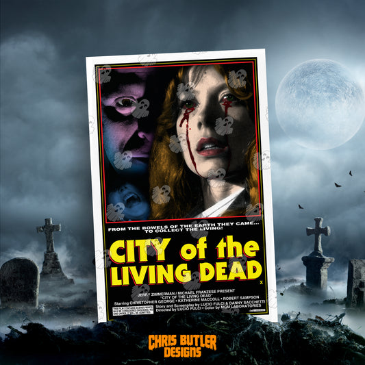 City Of The Living Dead 11x17 Alternative Movie Poster