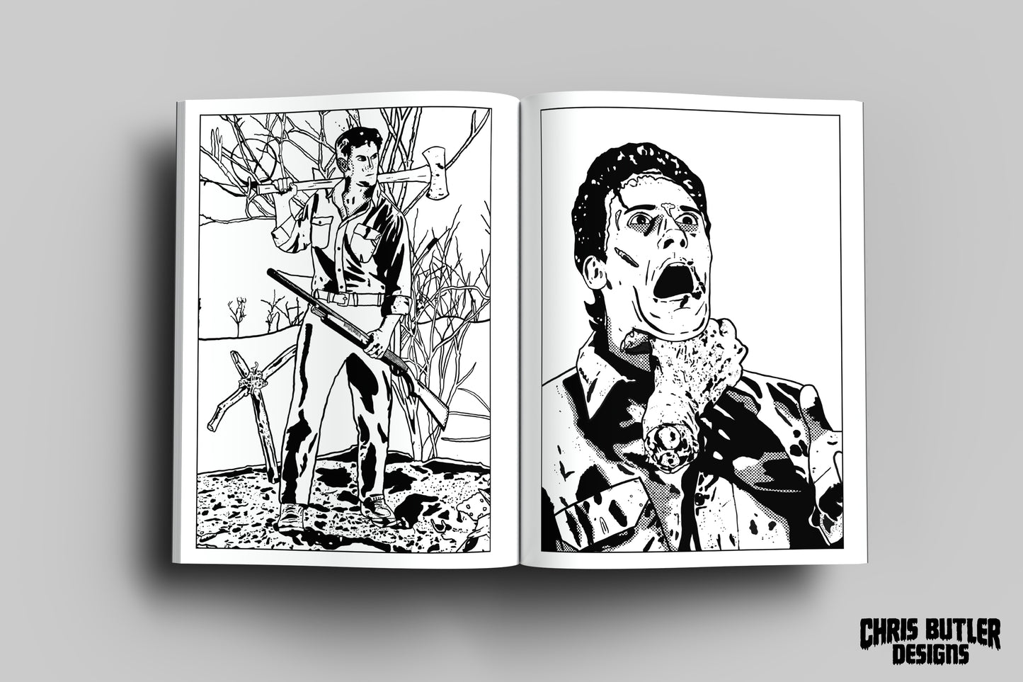 Color The Deadites Coloring and Activity Book