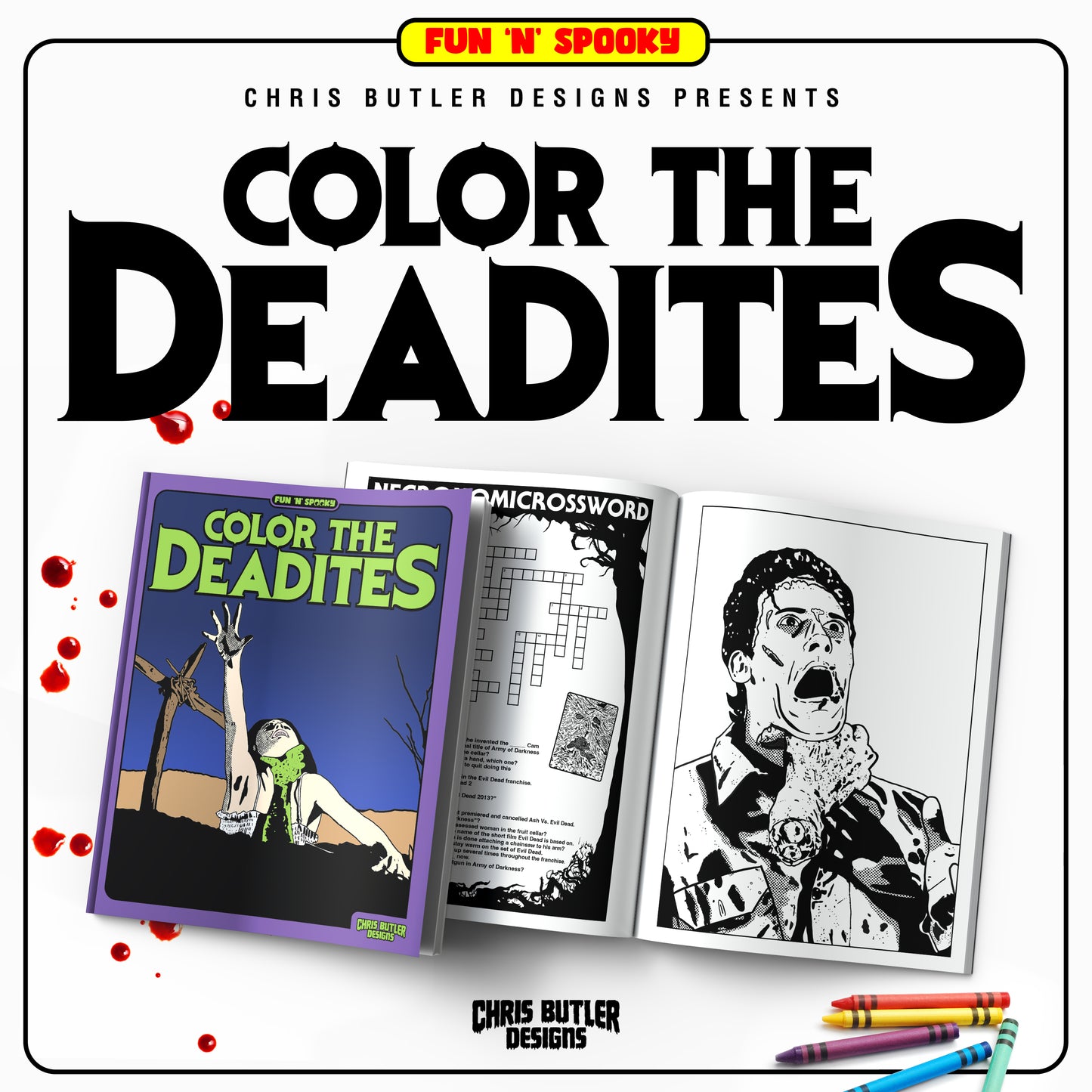 Color The Deadites Coloring and Activity Book