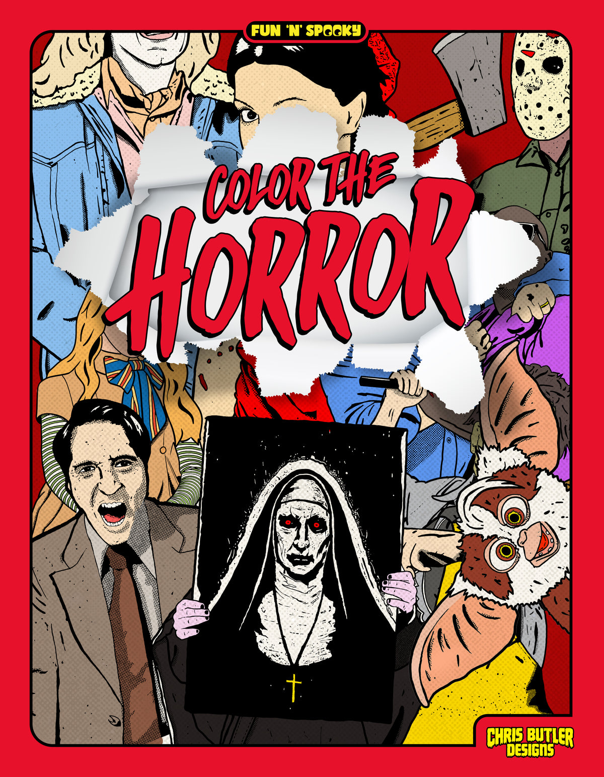 Color The Horror Coloring And Activity Book