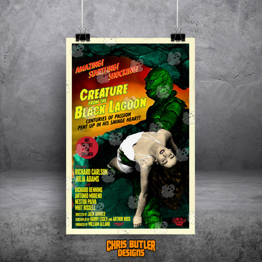 Creature From The Black Lagoon Design 2 11x17 Alternative Movie Poster