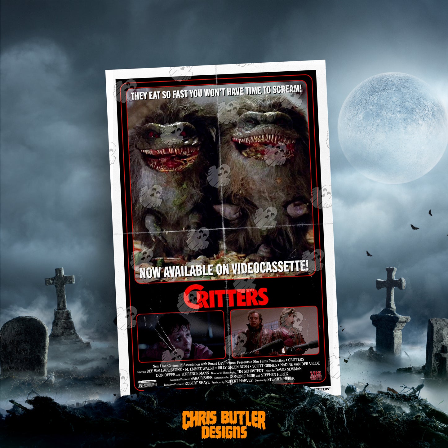 Critters (VHS Series 3) 11x17 Alternative Movie Poster