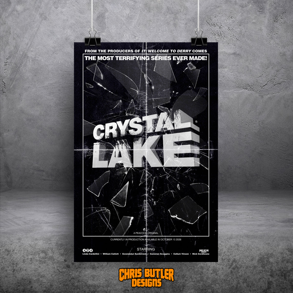 Crystal Lake (Dirty Version) 11x17 Alternative Movie Print