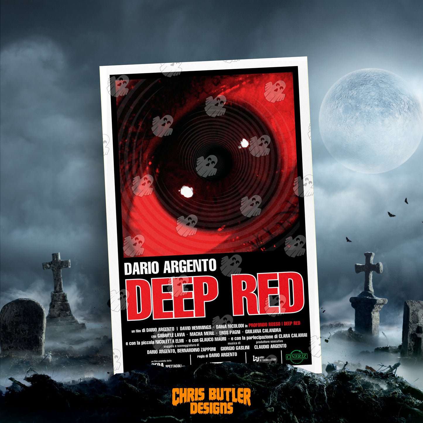Deep Red 11x17 Alternative Movie Poster