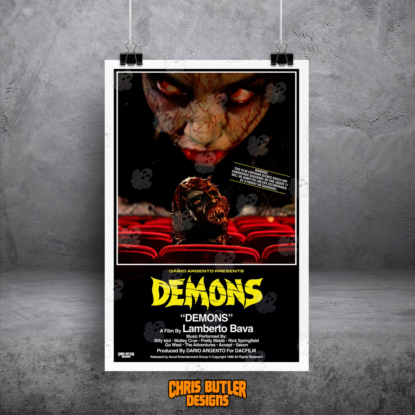 Demons 11x17 Alternative Movie Poster