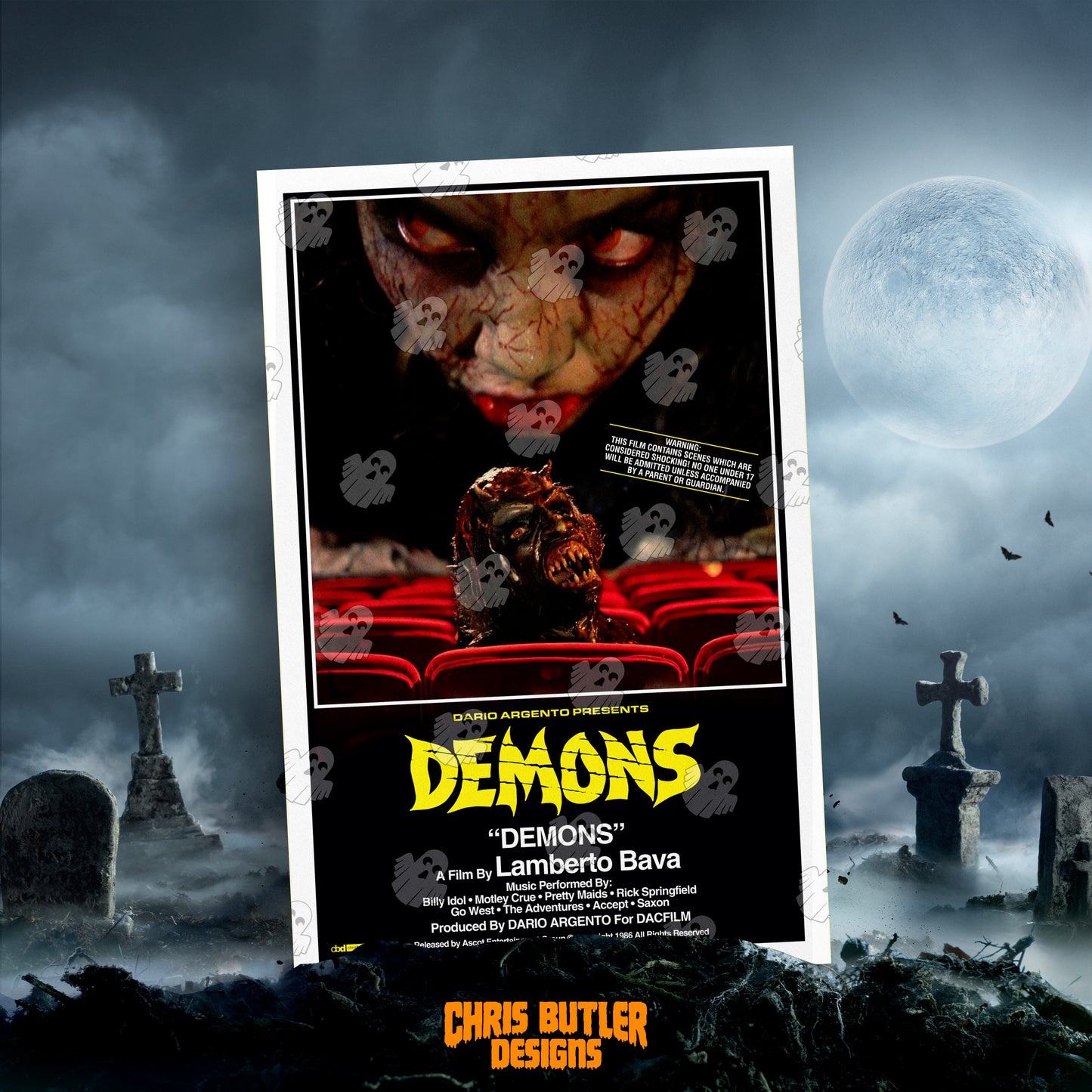 Demons 11x17 Alternative Movie Poster
