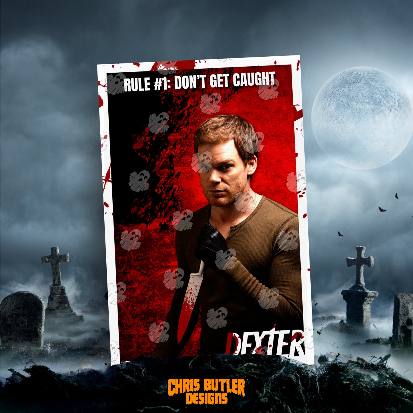 Dexter (Design 2) 11x17 Alternative Movie Poster