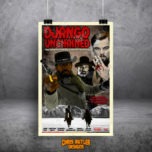 Django Unchained (Classic Series) 11x17 Alternative Movie Poster