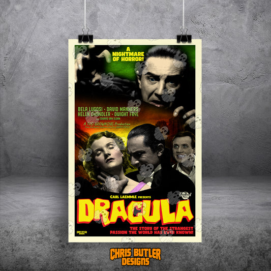 Dracula Design 2 11x17 Alternative Movie Poster