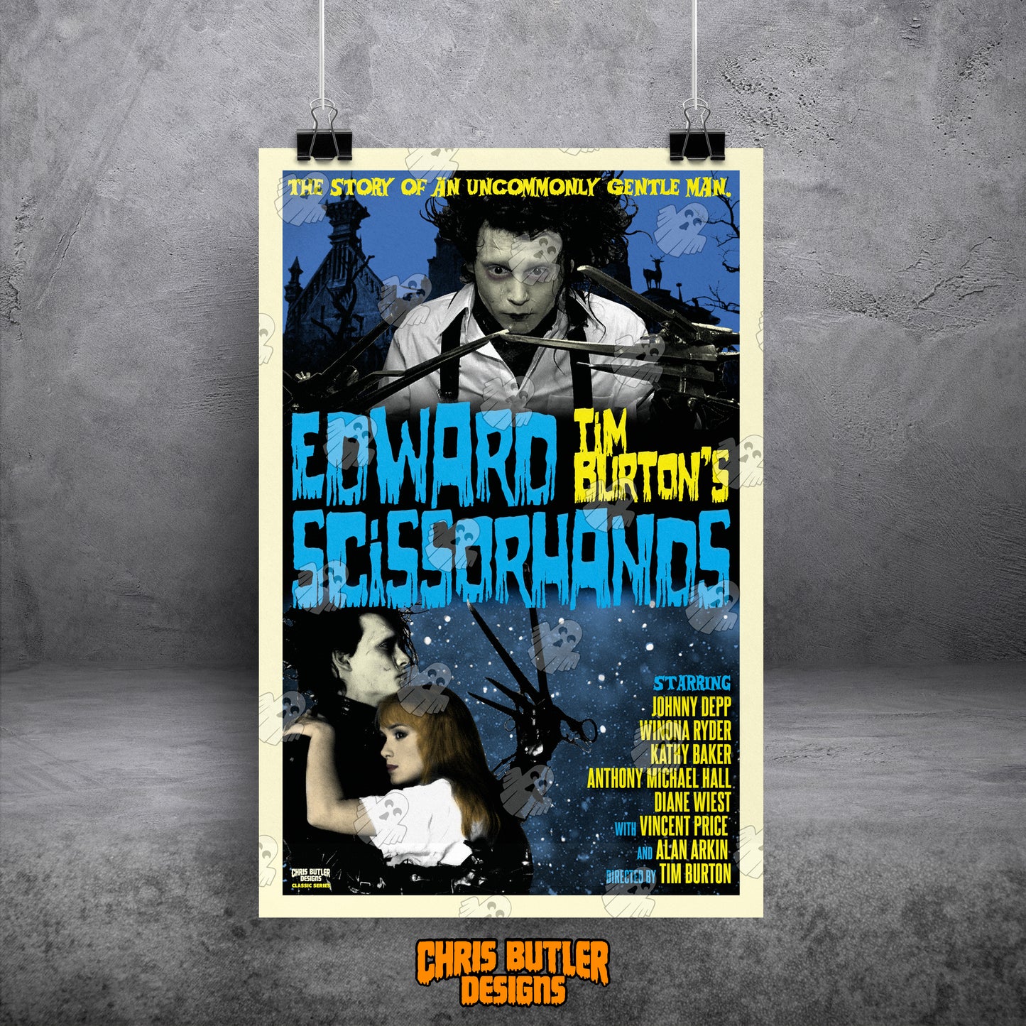 Edward Scissorhands (Classic Series) 11x17 Alternative Movie Poster