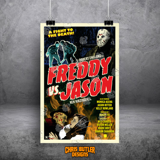Freddy Vs. Jason (Classic Series) 11x17 Alternative Movie Poster
