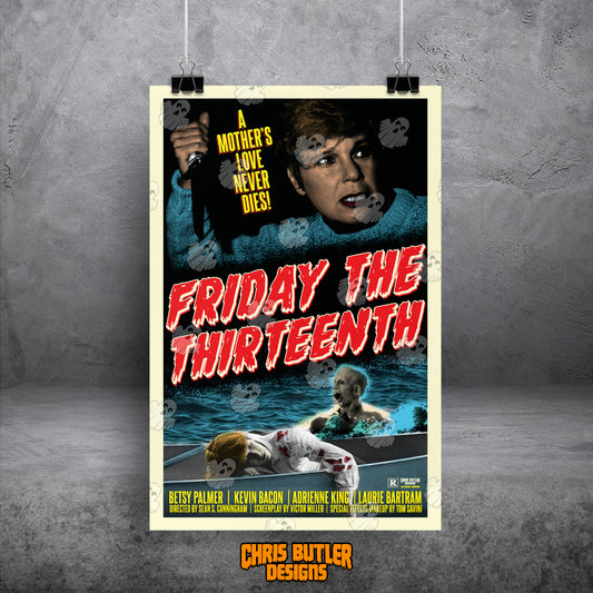 Friday The 13th (Classic Series) 11x17 Alternative Movie Poster