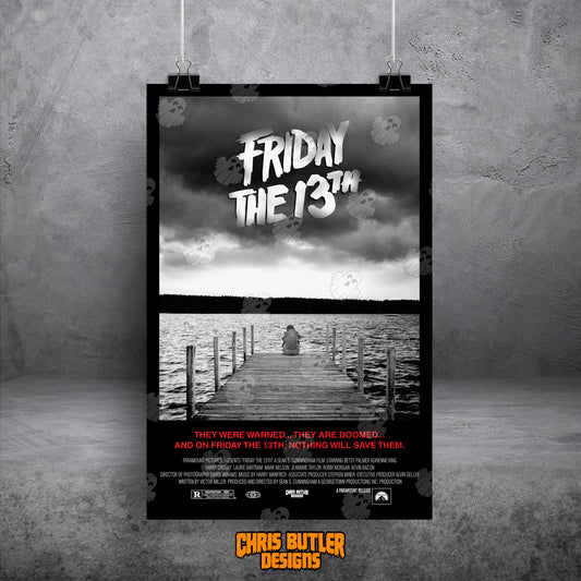 Friday The 13th (Dock Design) 11x17 Alternative Movie Poster