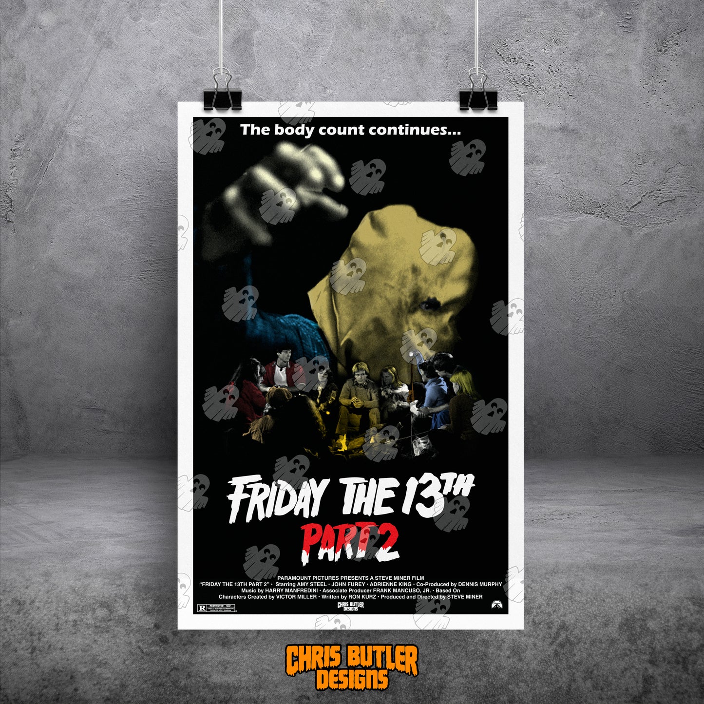 Friday The 13th Part 2 11x17 Alternative Movie Poster