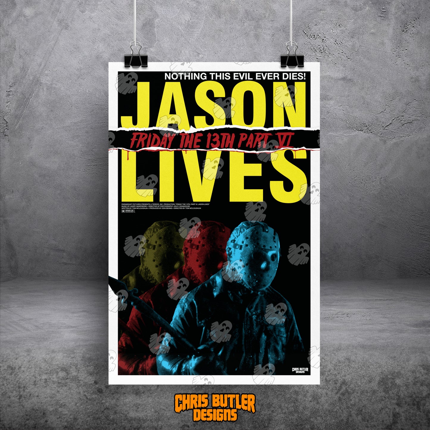 Friday The 13th Part VI: Jason Lives 11x17 Alternative Movie Poster