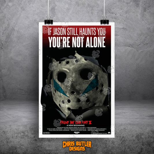 Friday The 13th Part V: A New Beginning 11x17 Alternative Movie Poster