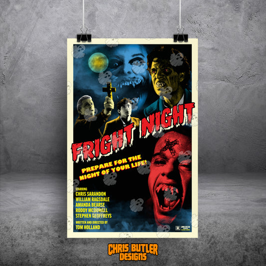 Fright Night (Classic Series) 11x17 Alternative Movie Poster