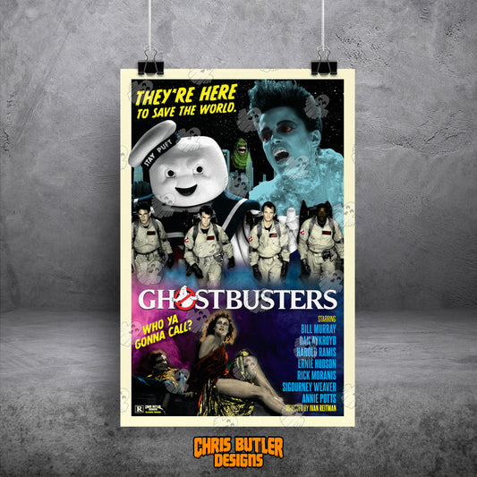 Ghostbusters (Classic Series) 11x17 Alternative Movie Poster