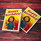 Chucky Birthday Card